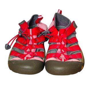 Keen Newport H2 Red Rose Pink Waterproof Sport Sandals Shoes